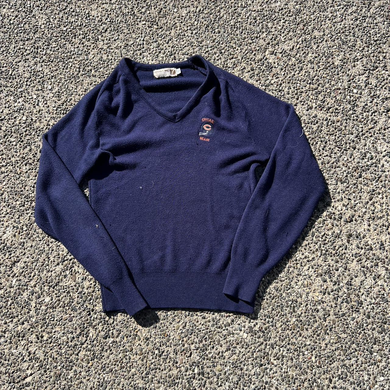 Men's Navy Chicago Bears Retro Sweater