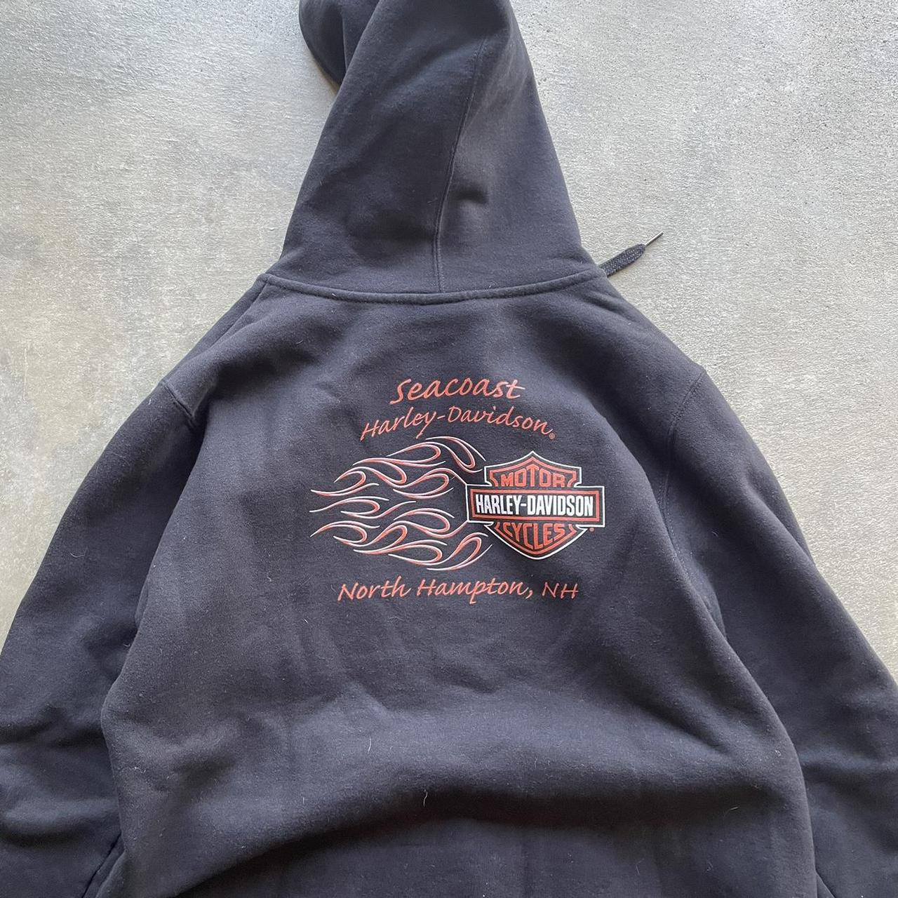 Vintage Harley Davidson zip up Size m Perfect... - Depop