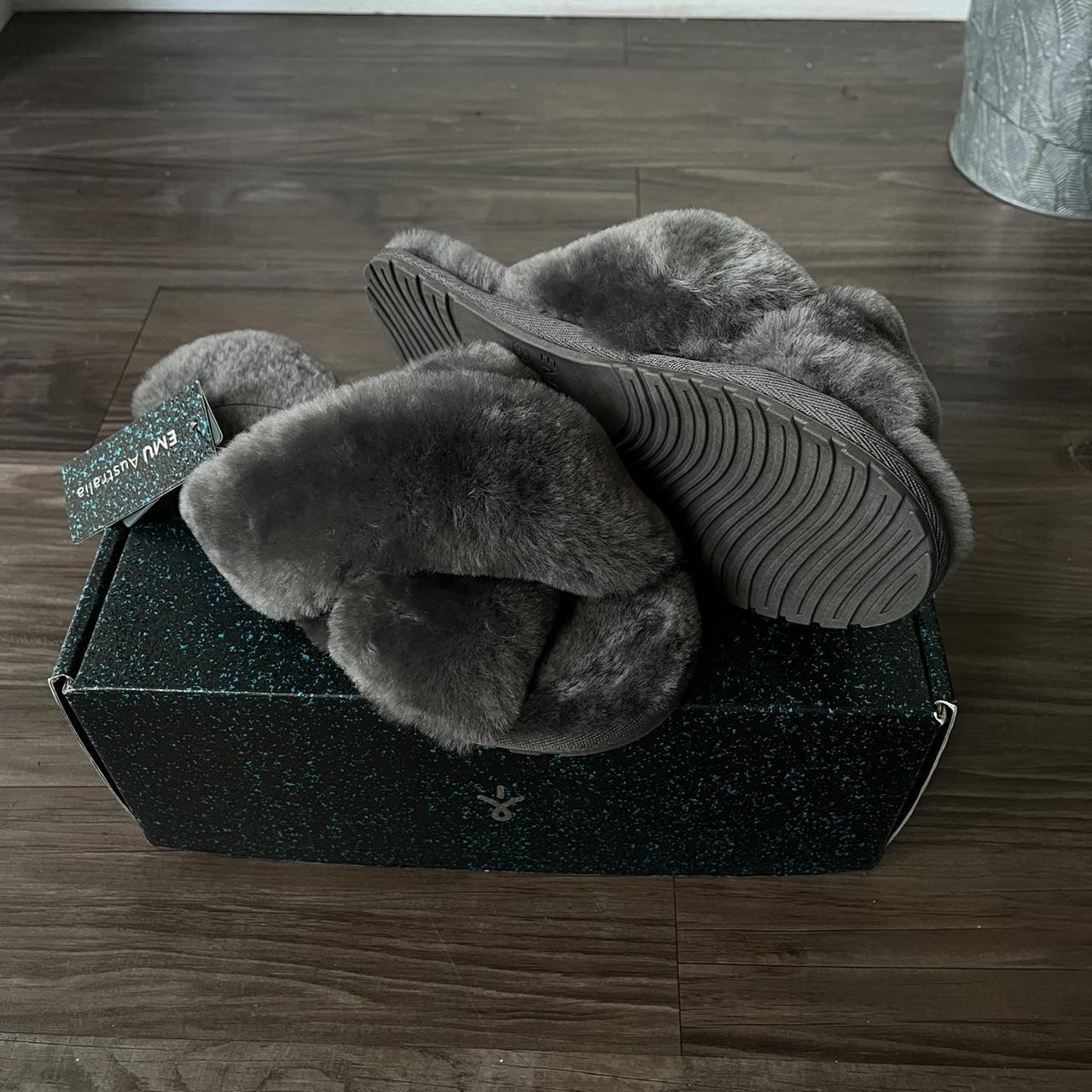 Emu mayberry outlet slippers grey