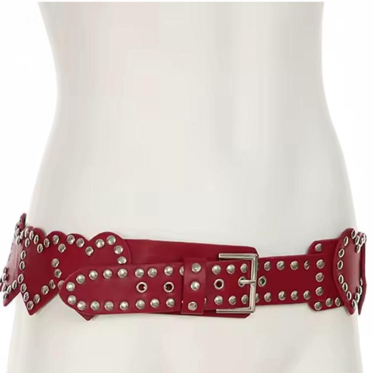 Women's Belt - Multi/Red – custom made belt with … - image 3