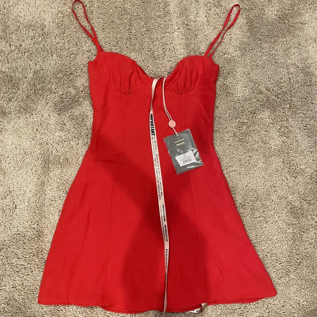 House of CB Christiana Red Mini Dress! Never worn!... Depop
