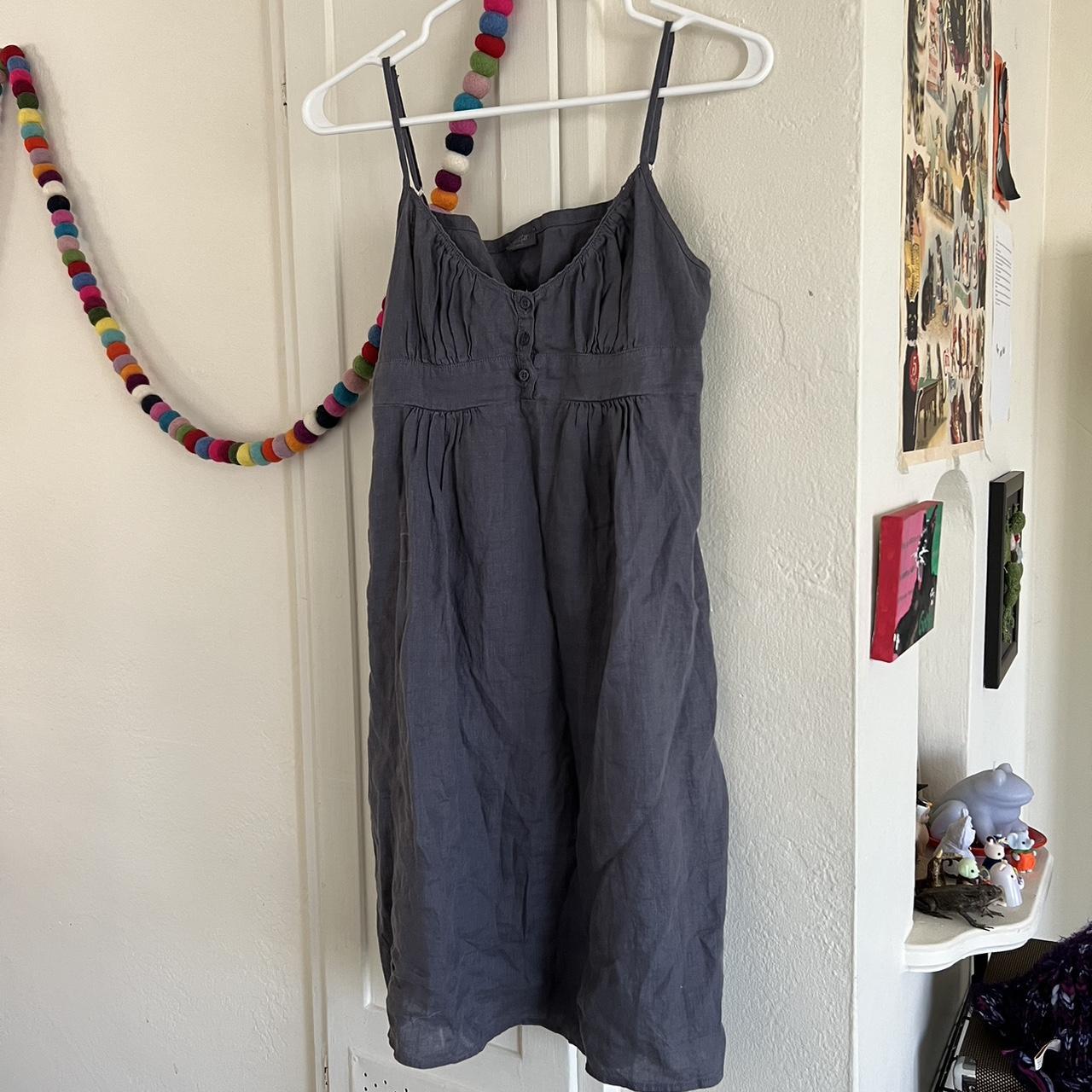 Brandy Melville Women's Grey Dress Depop