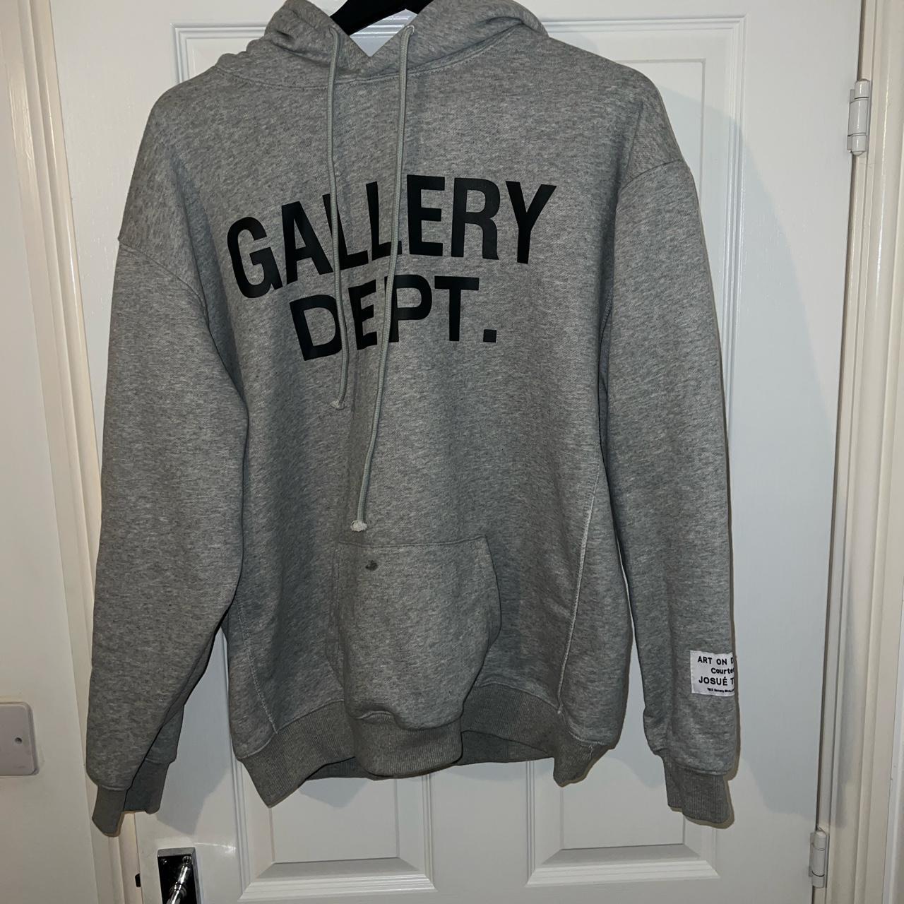 Gallery dept. Hoodie Grey Used but in as new... - Depop