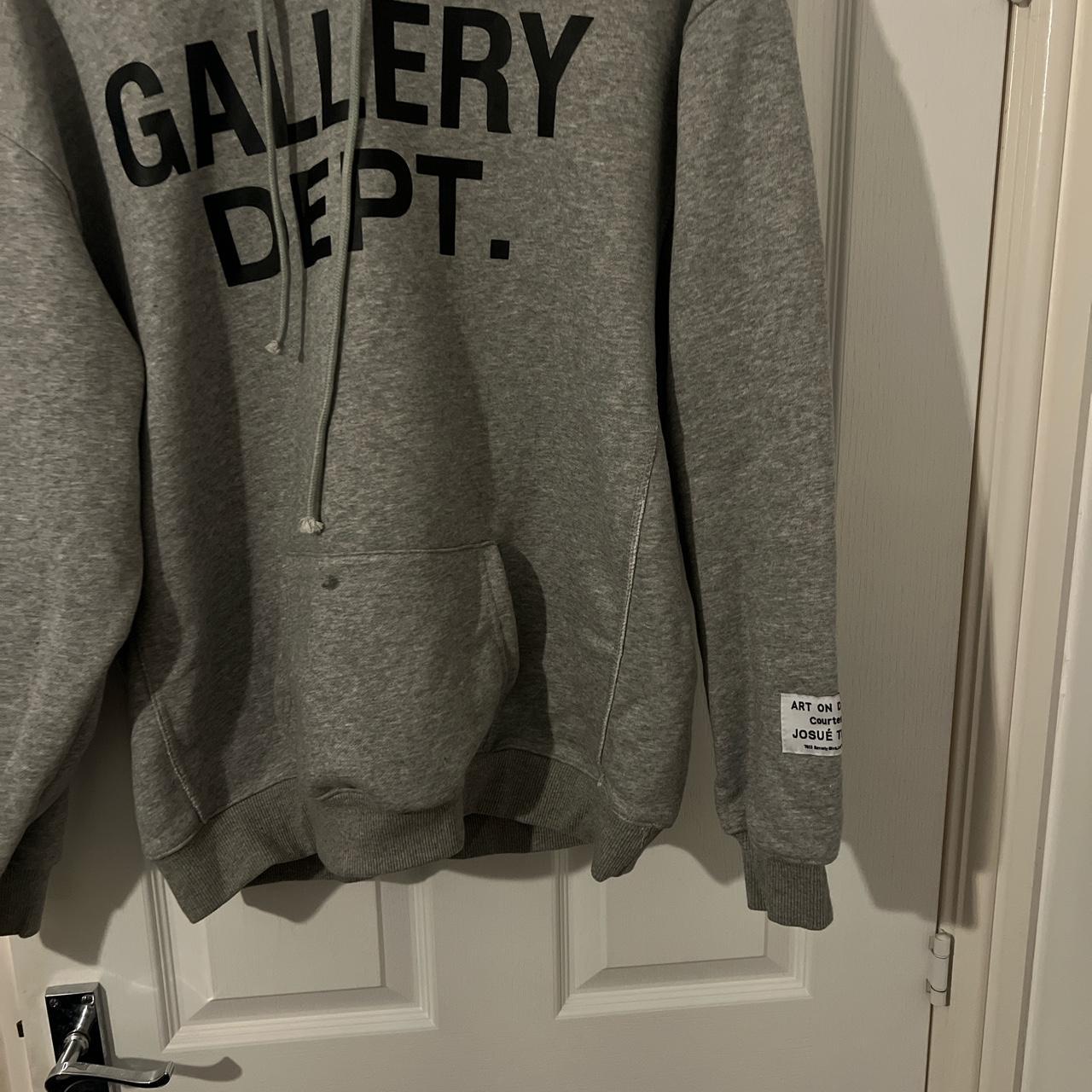 Gallery dept. Hoodie Grey Used but in as new... - Depop