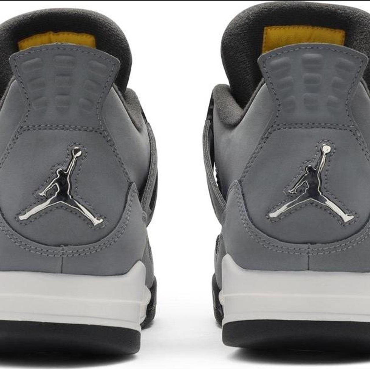 Jordan Men's Grey and Black Trainers | Depop