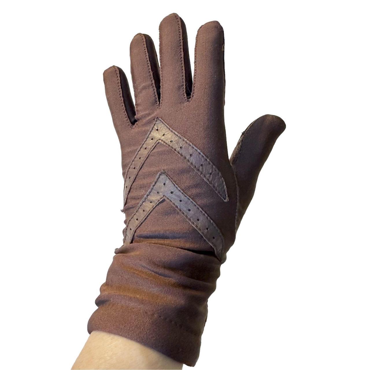 Women’s Isotoner stretch gloves with leather... Depop