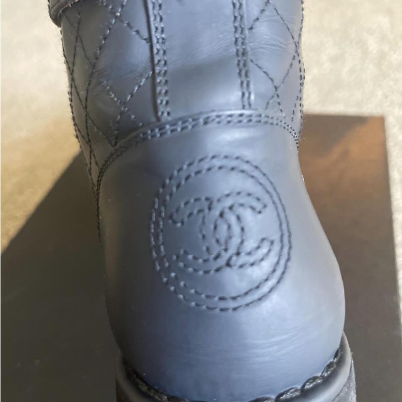 Chanel 2024 blue boots