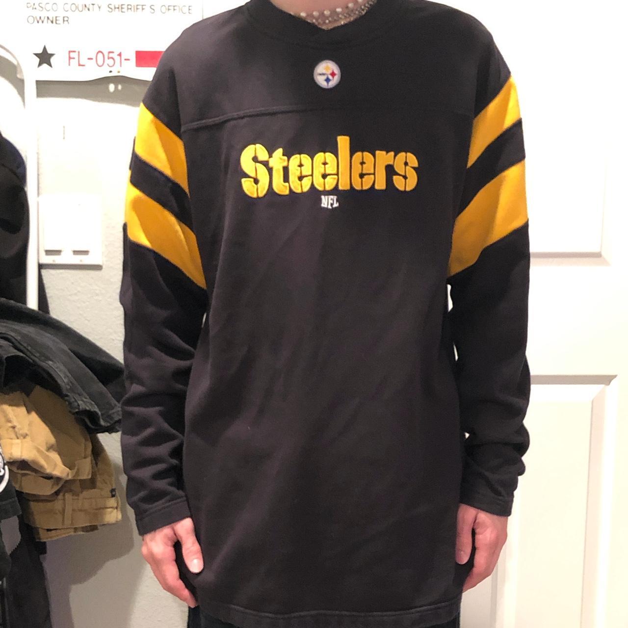 Vintage NFL Pittsburgh Steelers Hoodie Sweatshirt - Depop