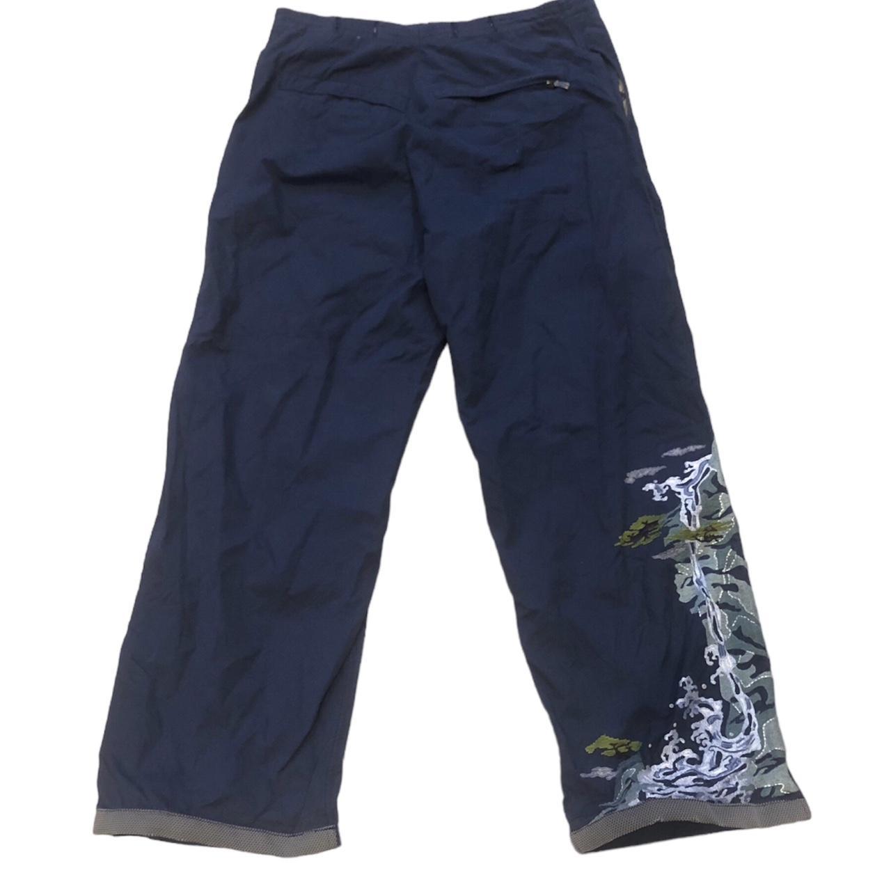 パンツ Maharishi Blue Dragon Trousers Maharishi dragon-print Cotton Trousers | Blue | FARFETCH