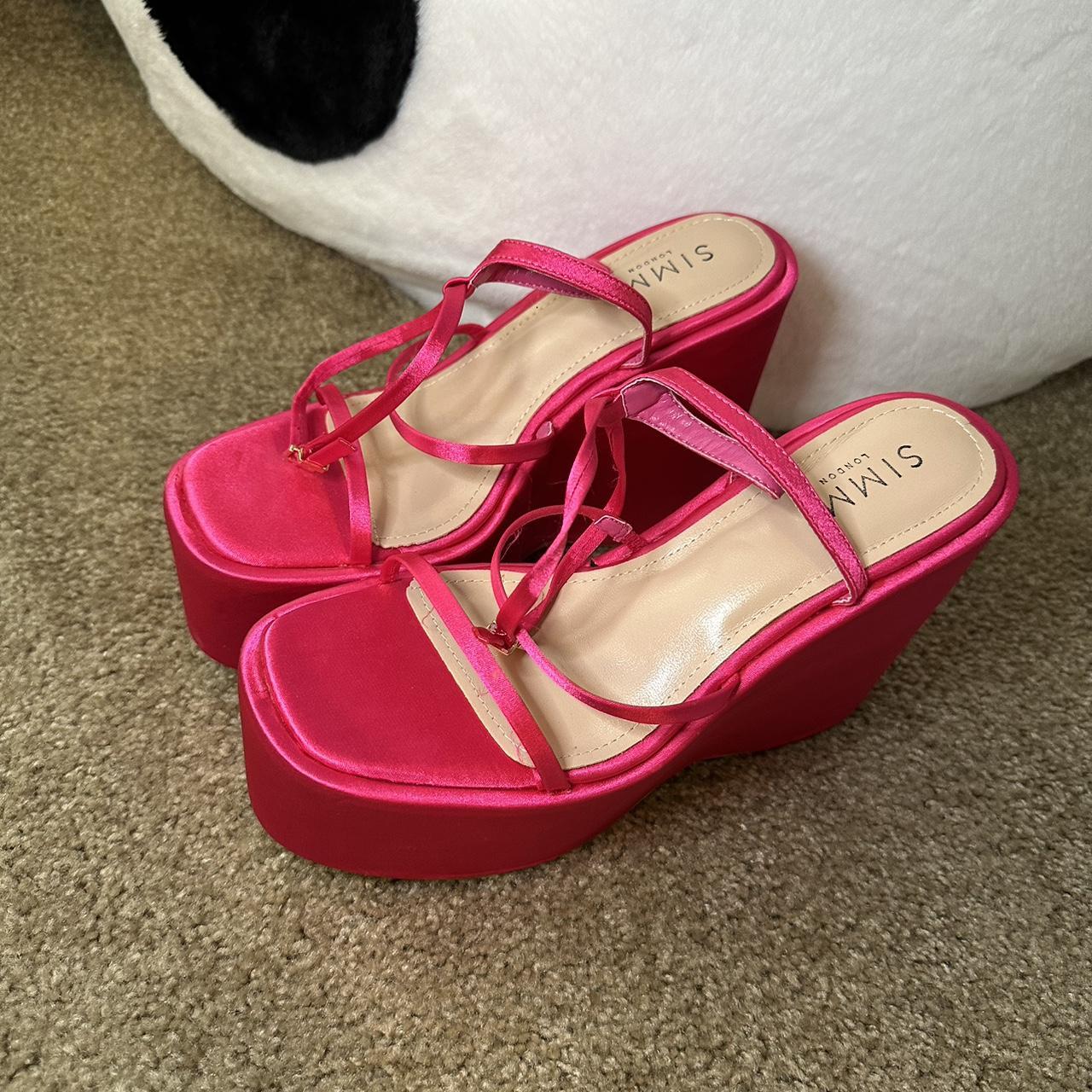 Dolls Kill Women's Pink Sandals Depop