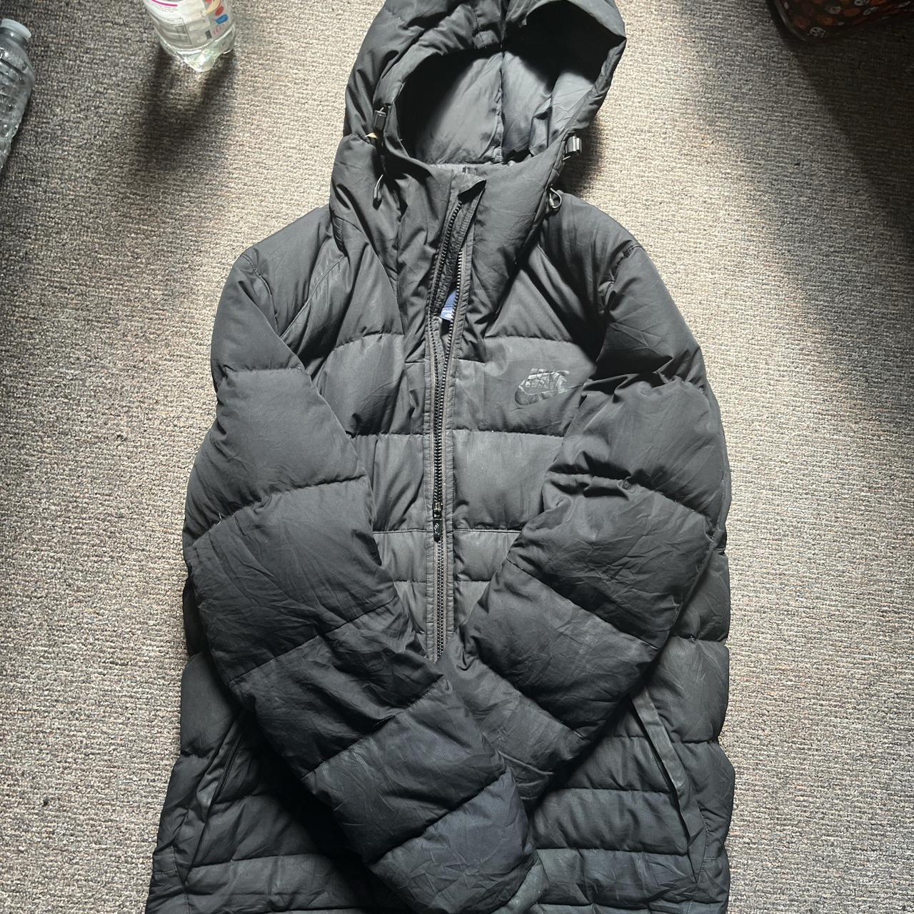 black nike hybrid jacket