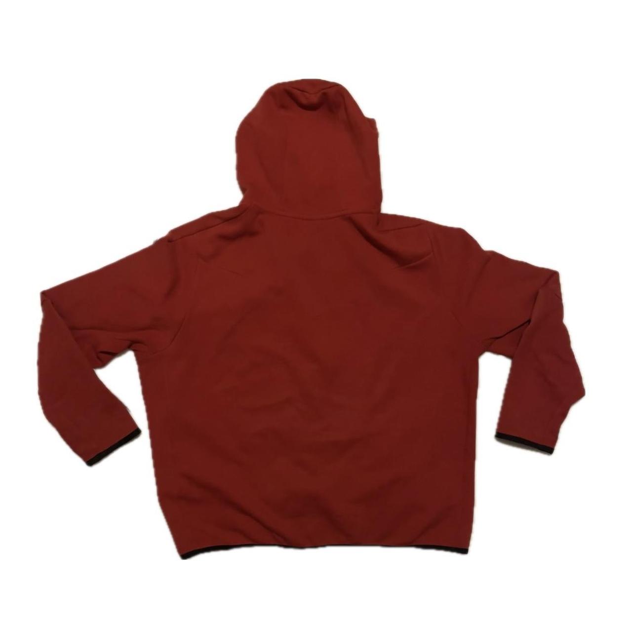 mens nike tech fleece red