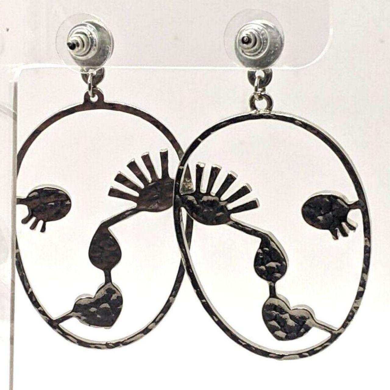 Women's Earrings - Silver/Multi – Dangle Earrings… - image 6