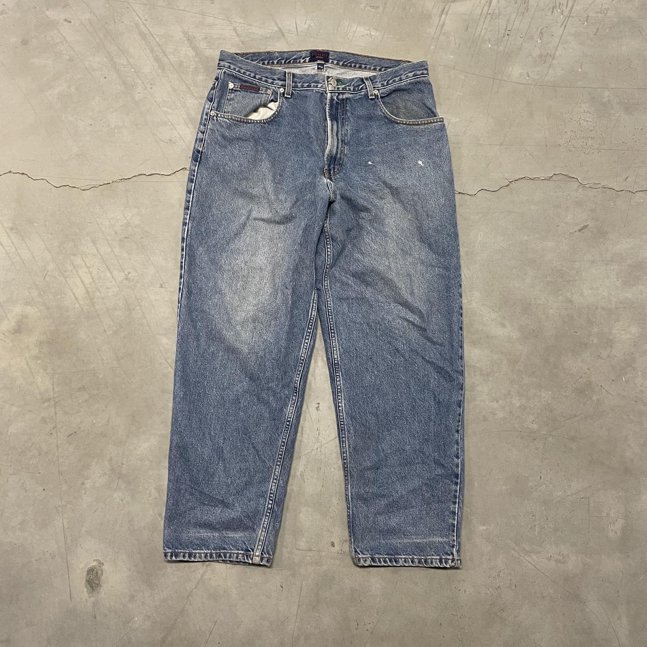 VINTAGE BAGGY JNCO STYLE TOMMY HILFIGER DENIM... - Depop