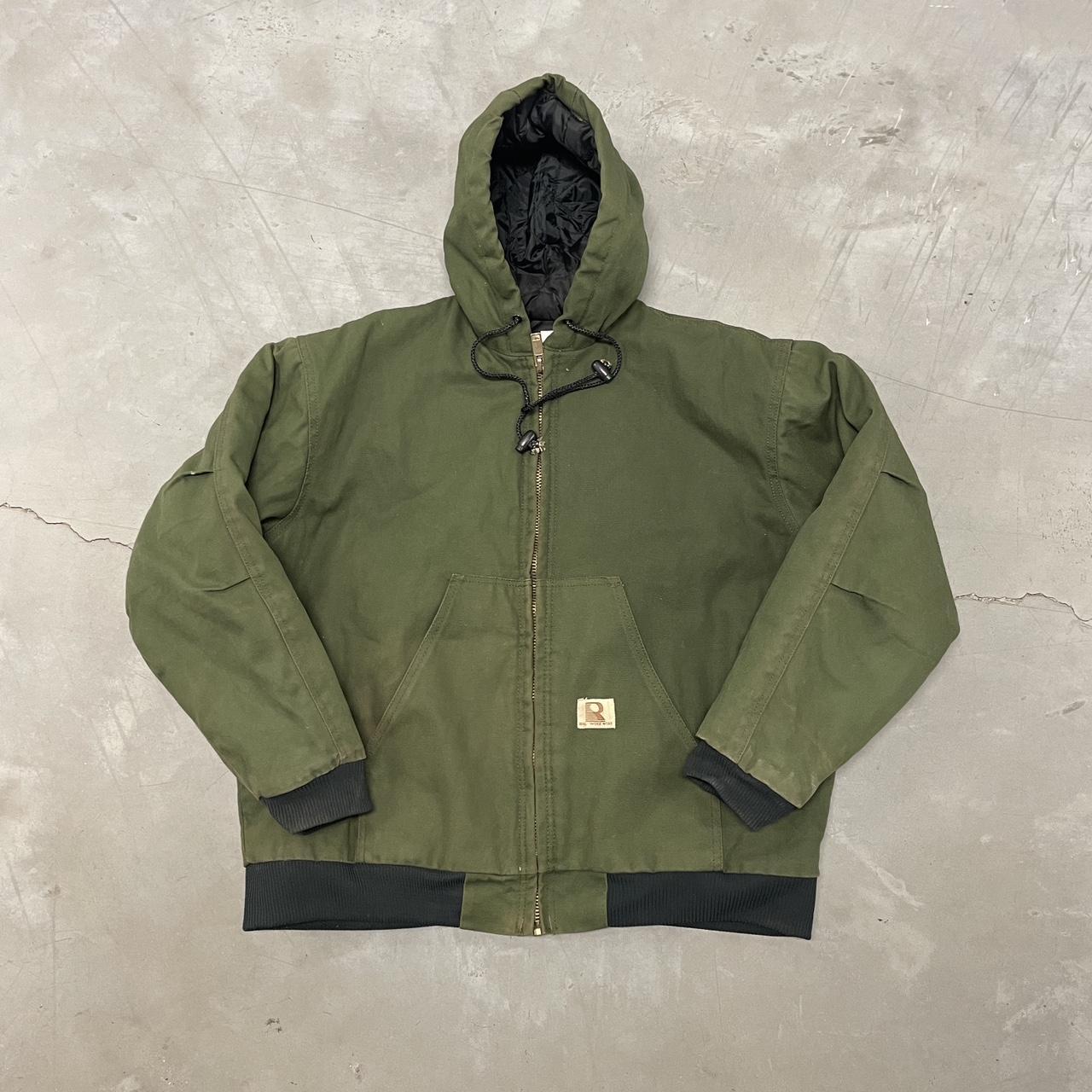 American Vintage Men's Green Jacket | Depop