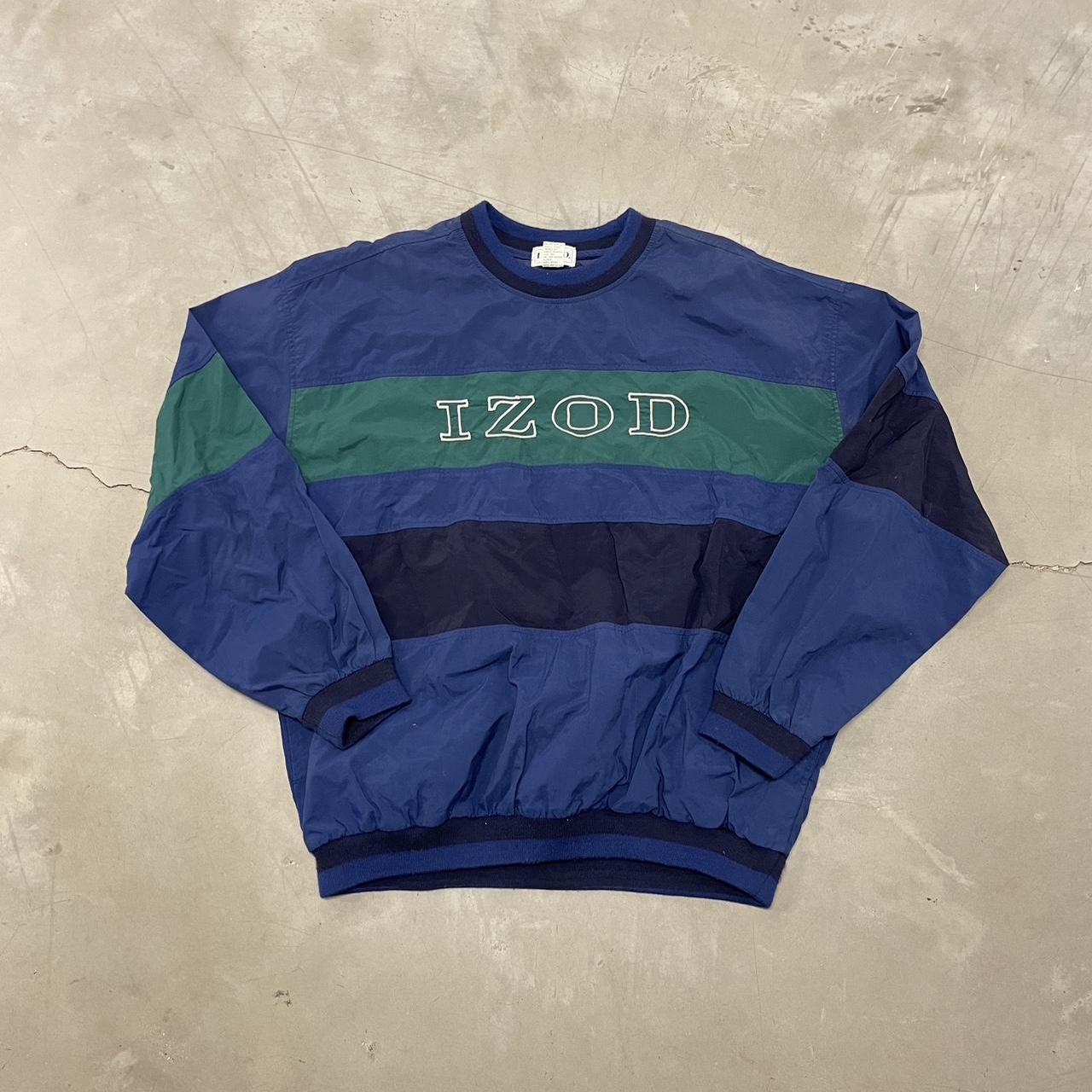 Izod pullover sale windbreaker