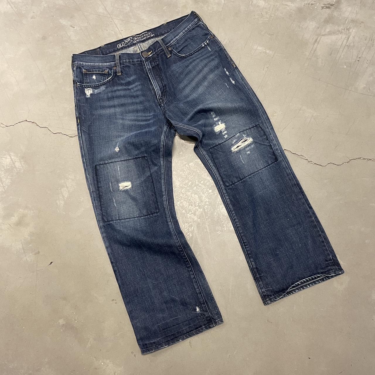 Old navy mens blue on sale jeans