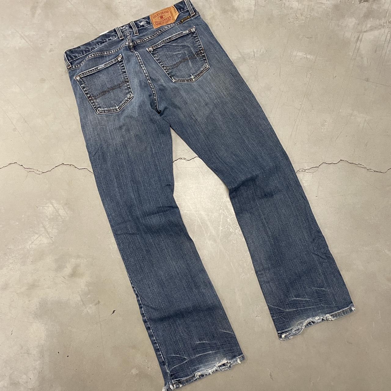 Vintage Y2K Lucky Brand dark wash boot cut - Depop