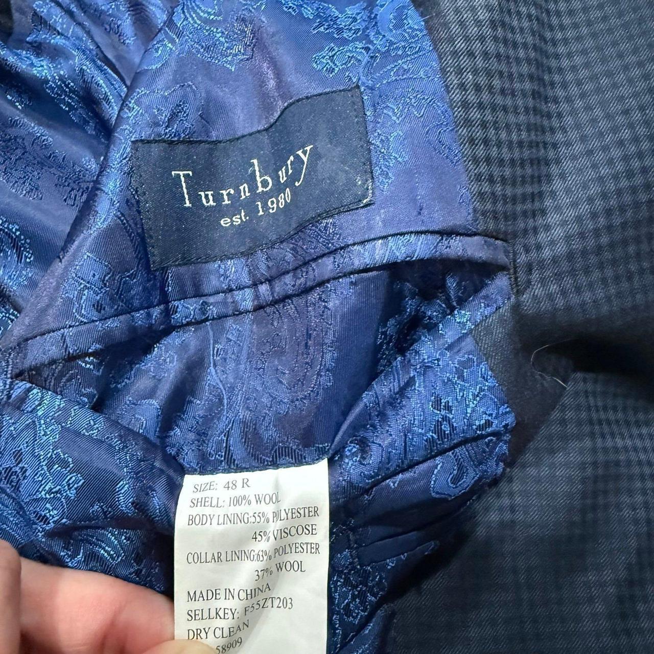 Source Unknown Men's Jacket - Blue - L – 100% Woo… - image 4