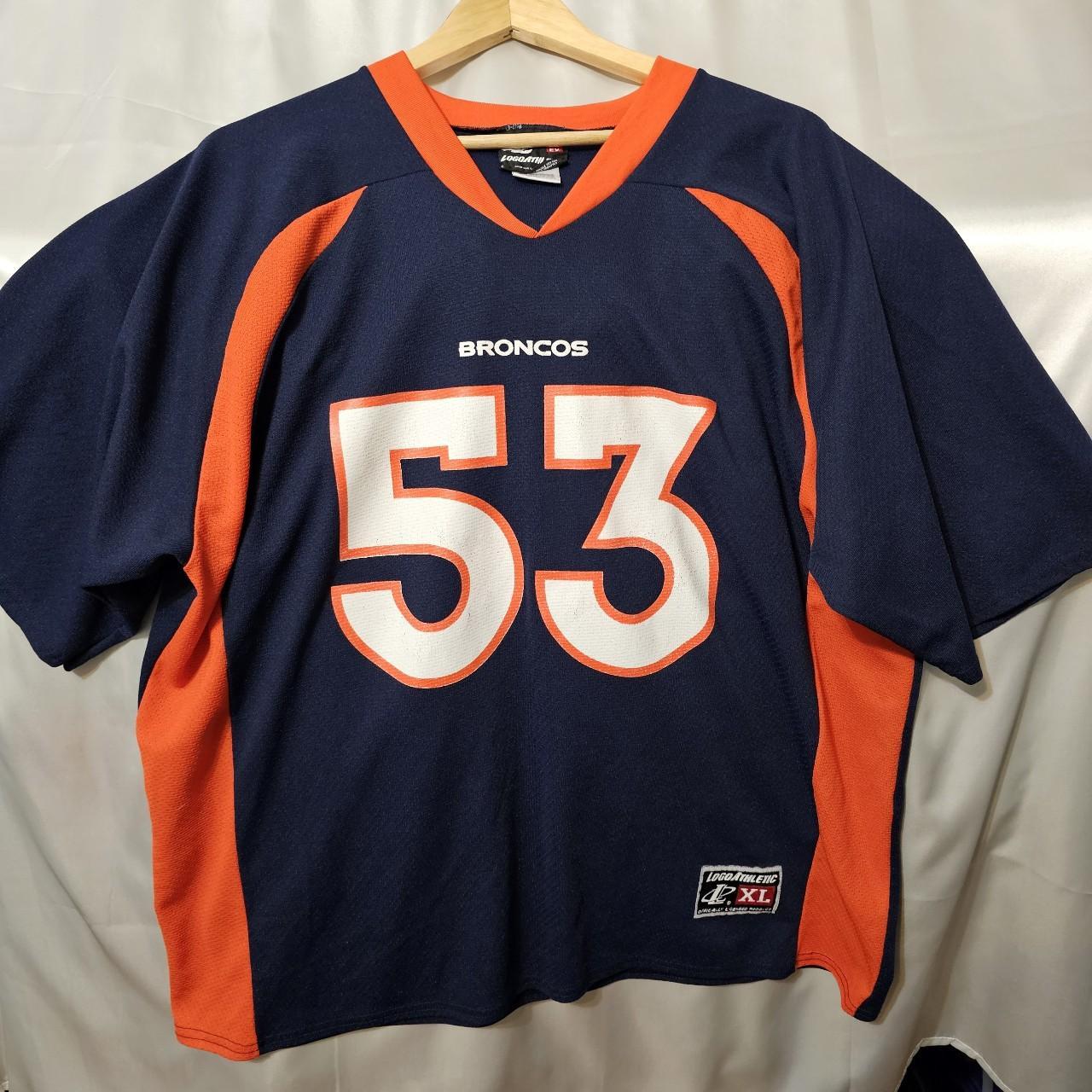 XL 90's Denver Broncos Jersey Bill Romanowski Men's 