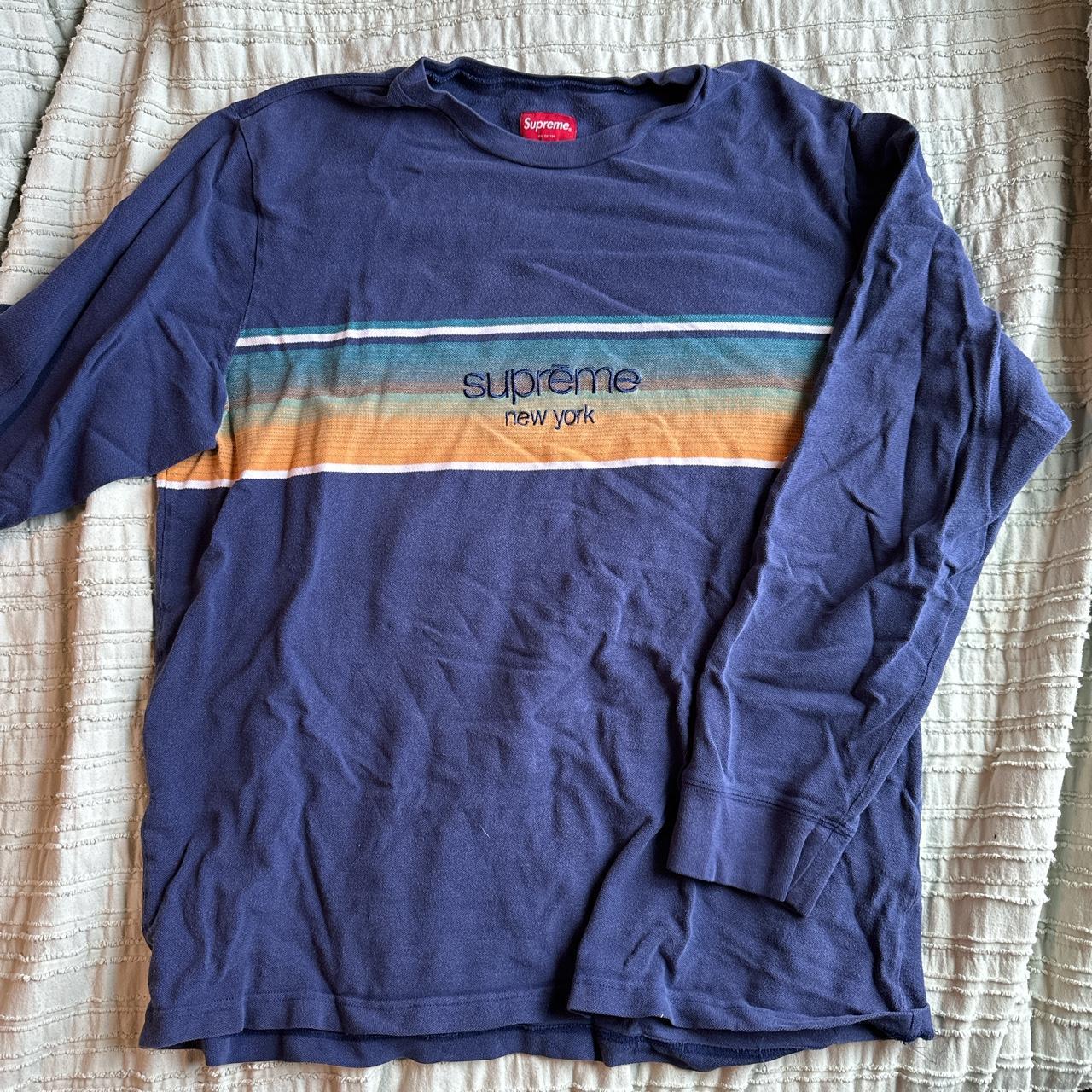 Supreme shadow shop stripe long sleeve