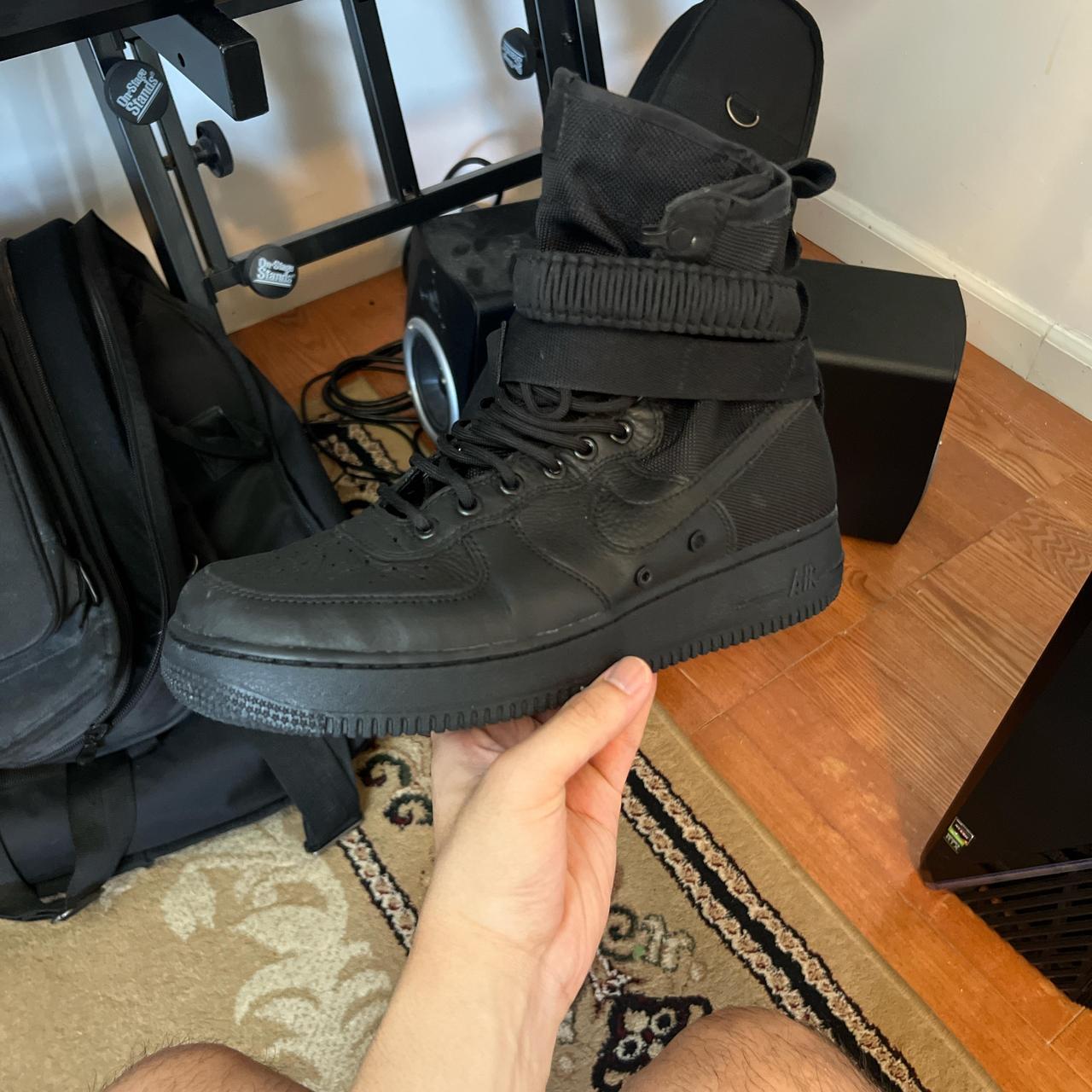 Nike SF Air Force 1 High Triple Black RARE. Depop