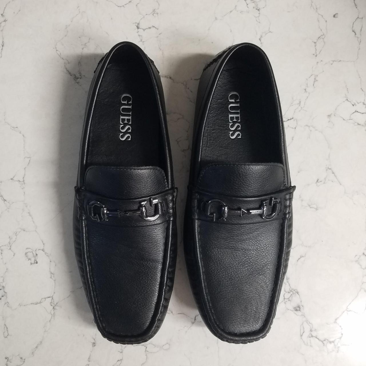 size 8.5 guess dress shoes almost brand new worn once Depop