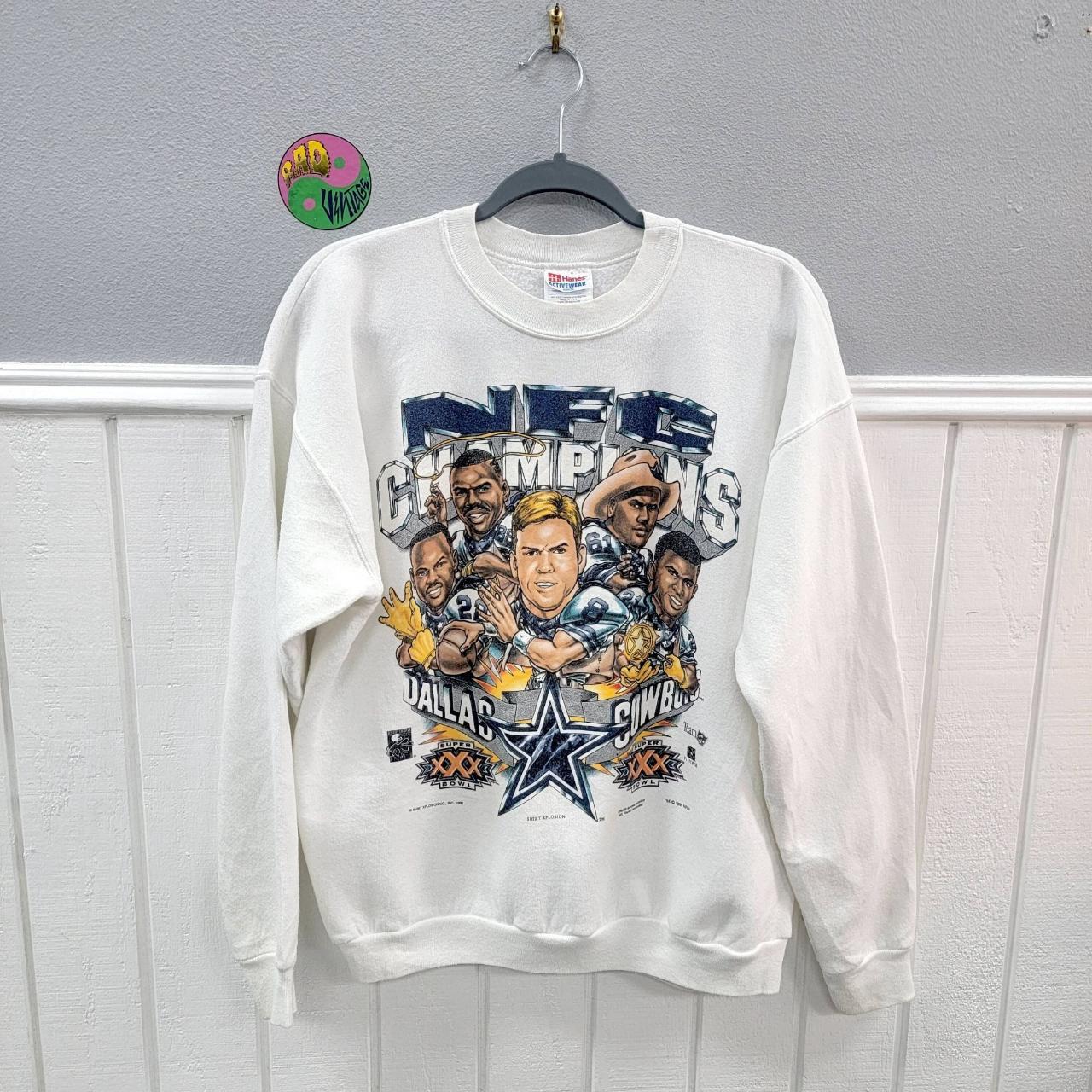 Dallas cowboys oversized vintage crewneck superrrr - Depop