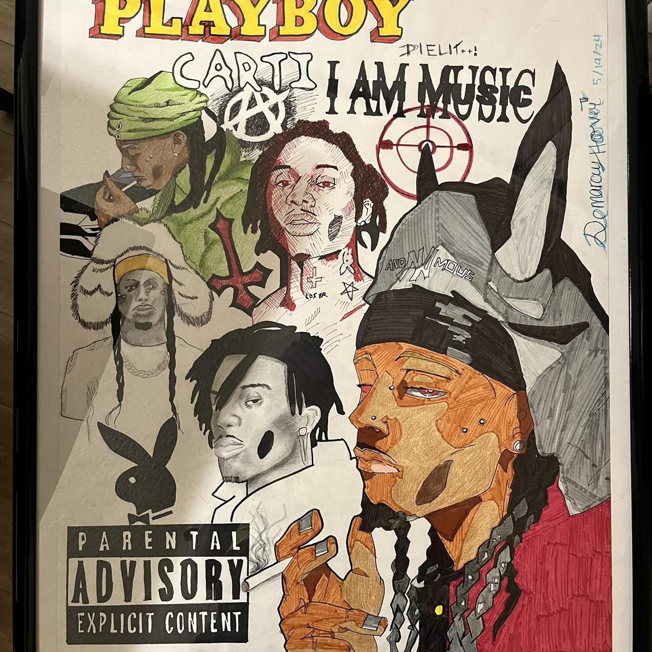 Playboi carti 19x20 handmade art poster | Depop