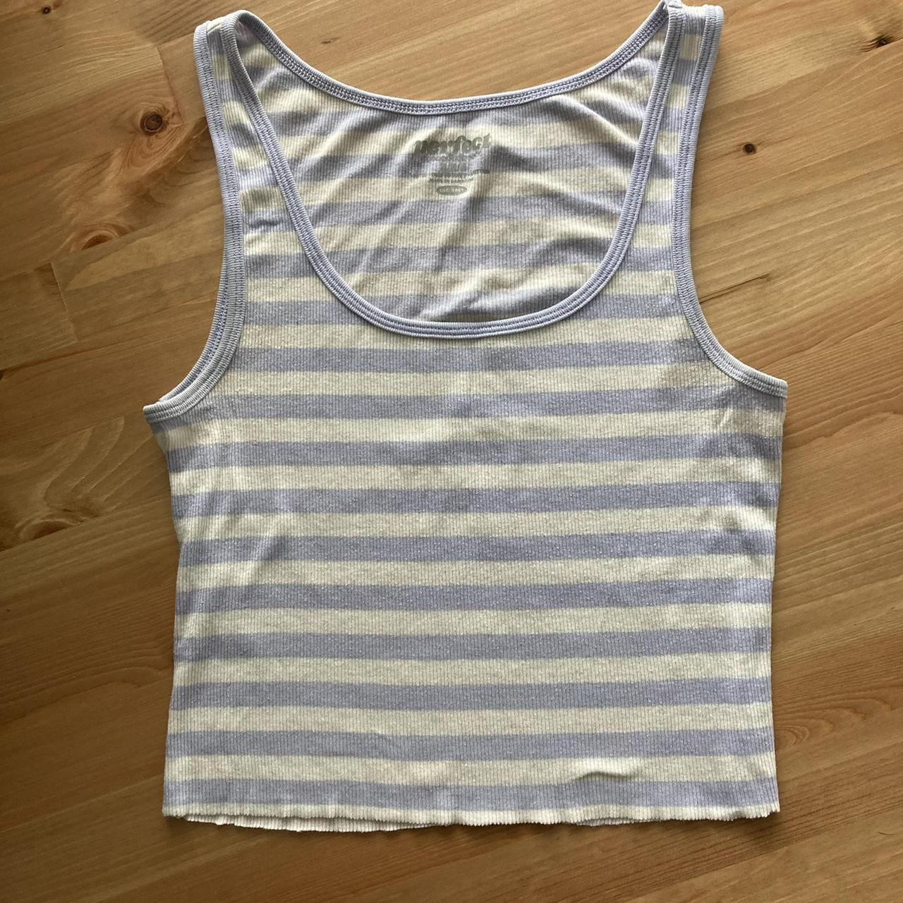 Old Navy Women's Striped Cropped Tank Top