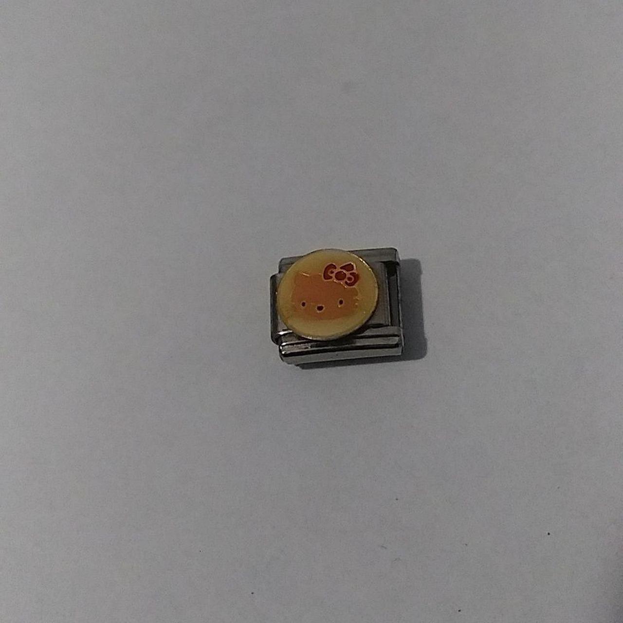 Hello Kitty Italian Link Stainless Steel Charm for... Depop