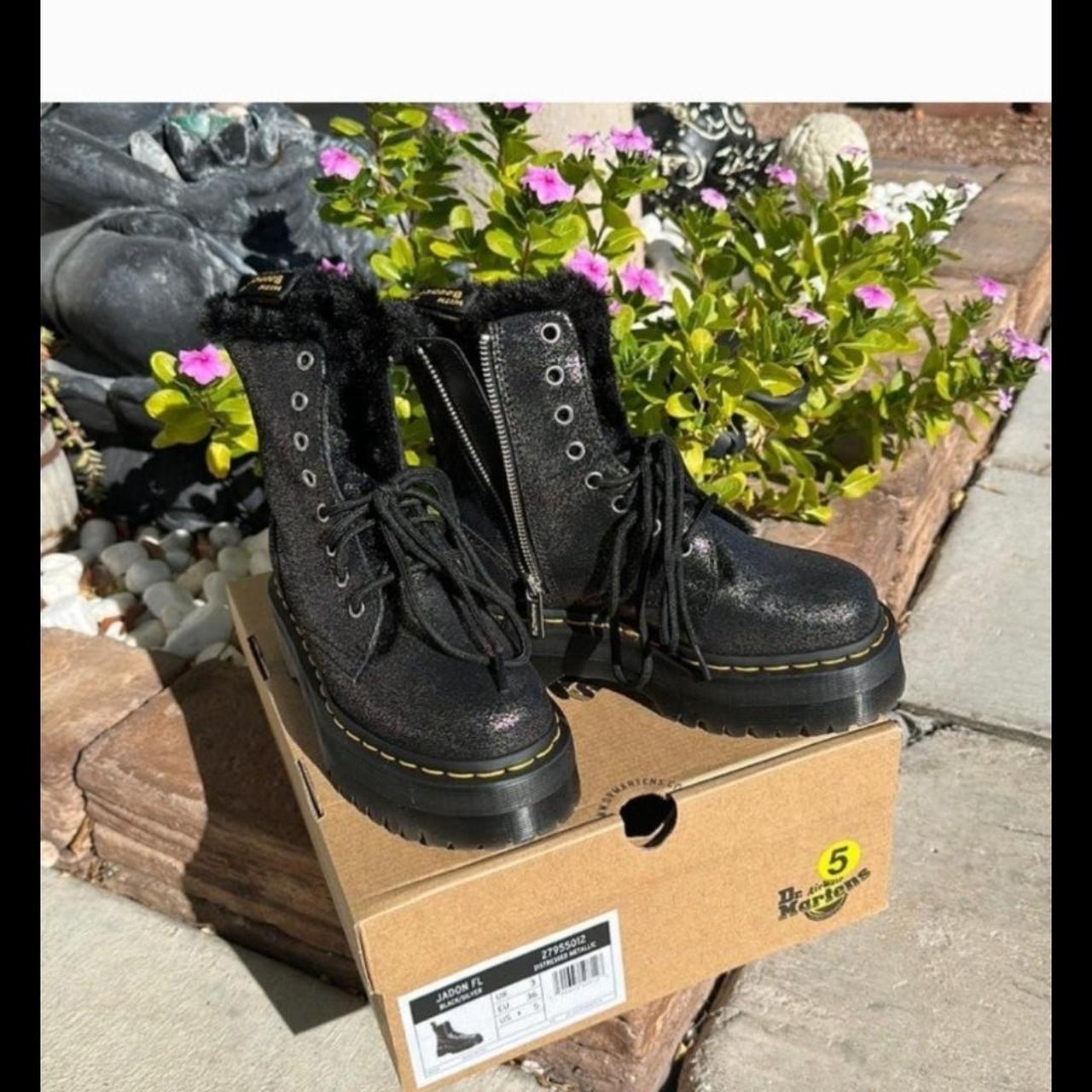 Doc martens outlet molly glitter noir