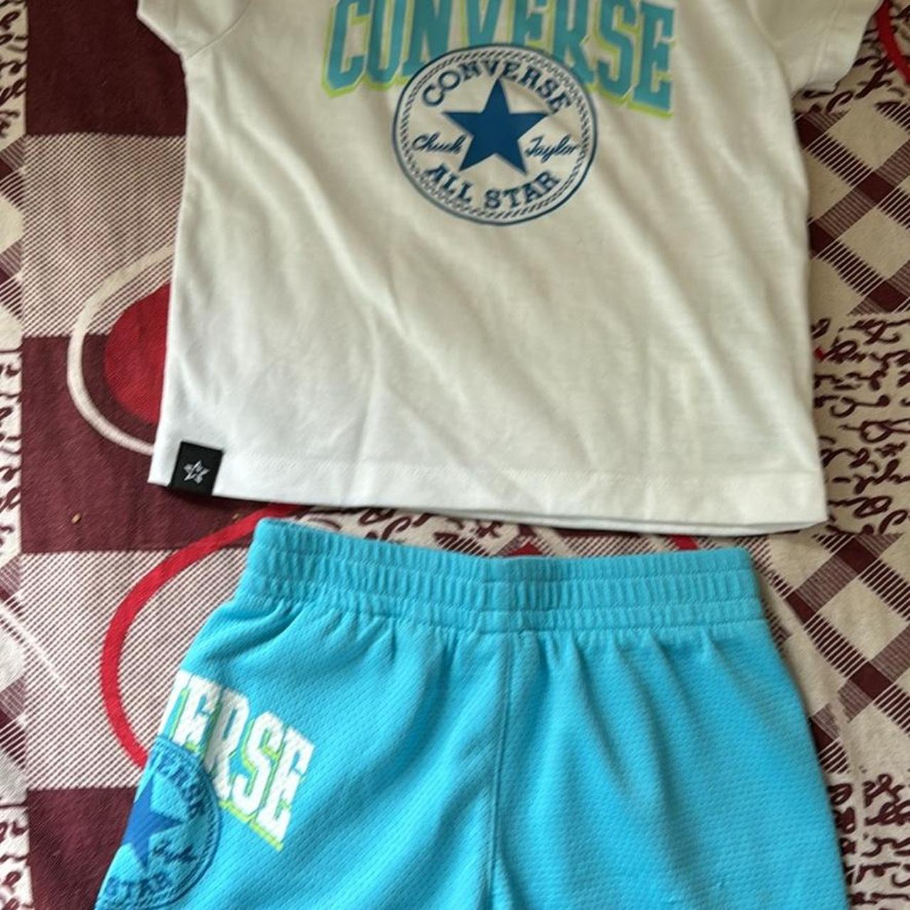 converse shorts and shirt set