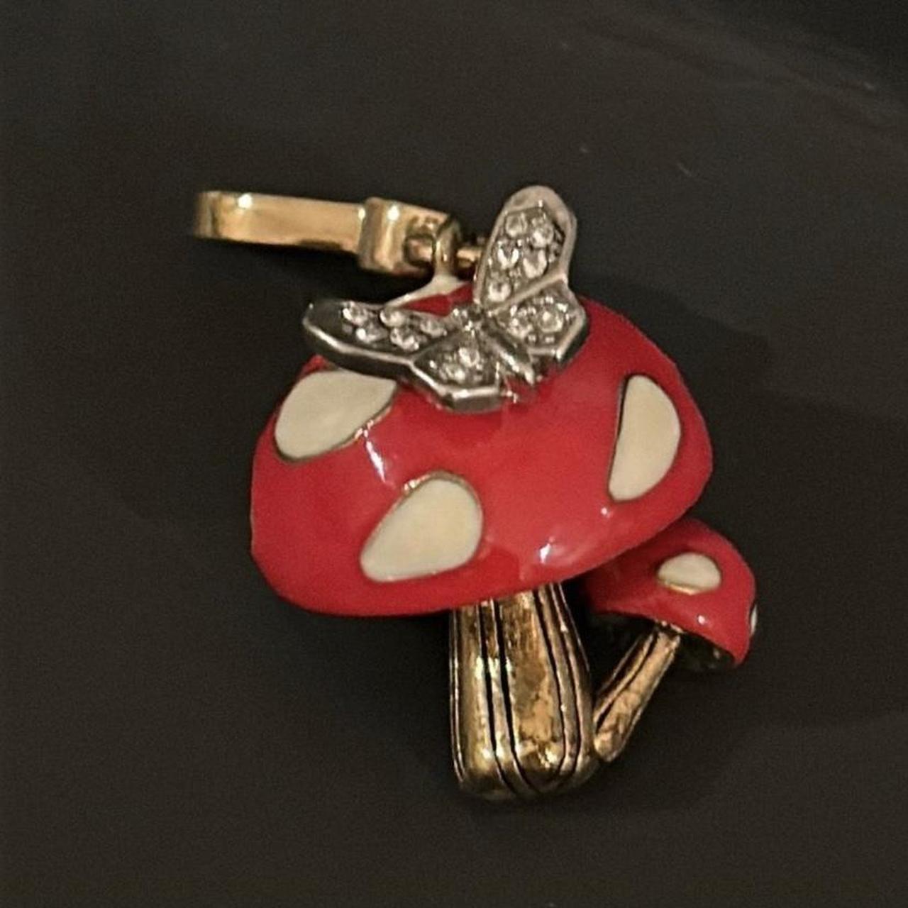 Juicy Couture store Mushroom and Butterfly Charm