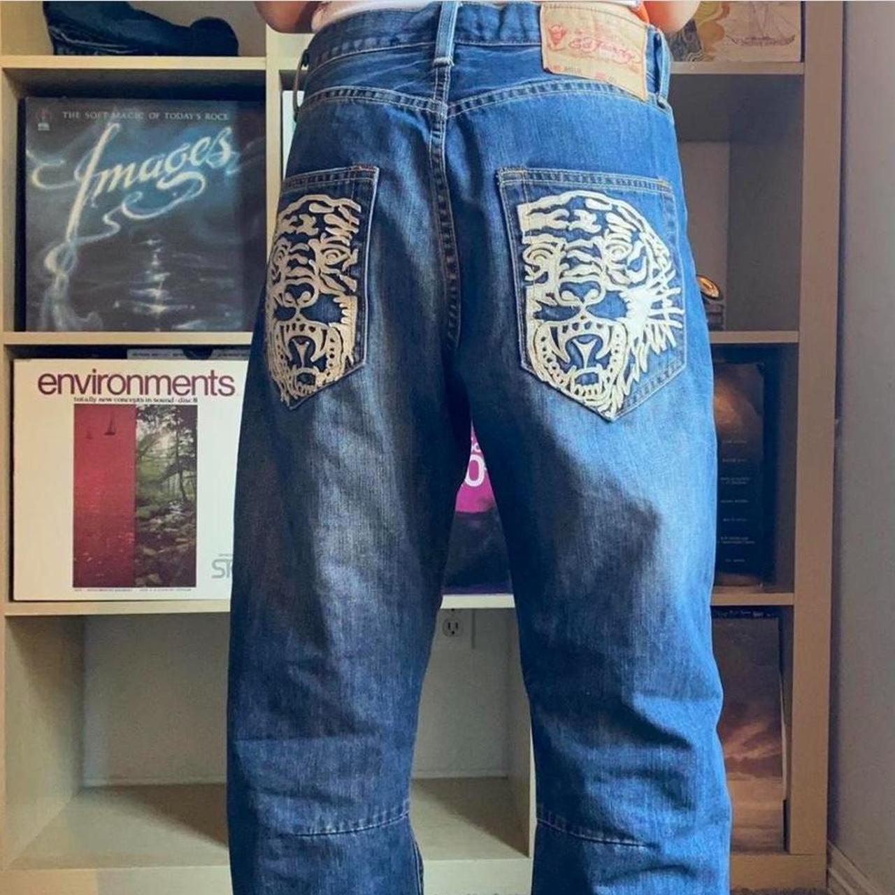 Ed Hardy Jeans Mens 30” waist Length been hemmed | Depop