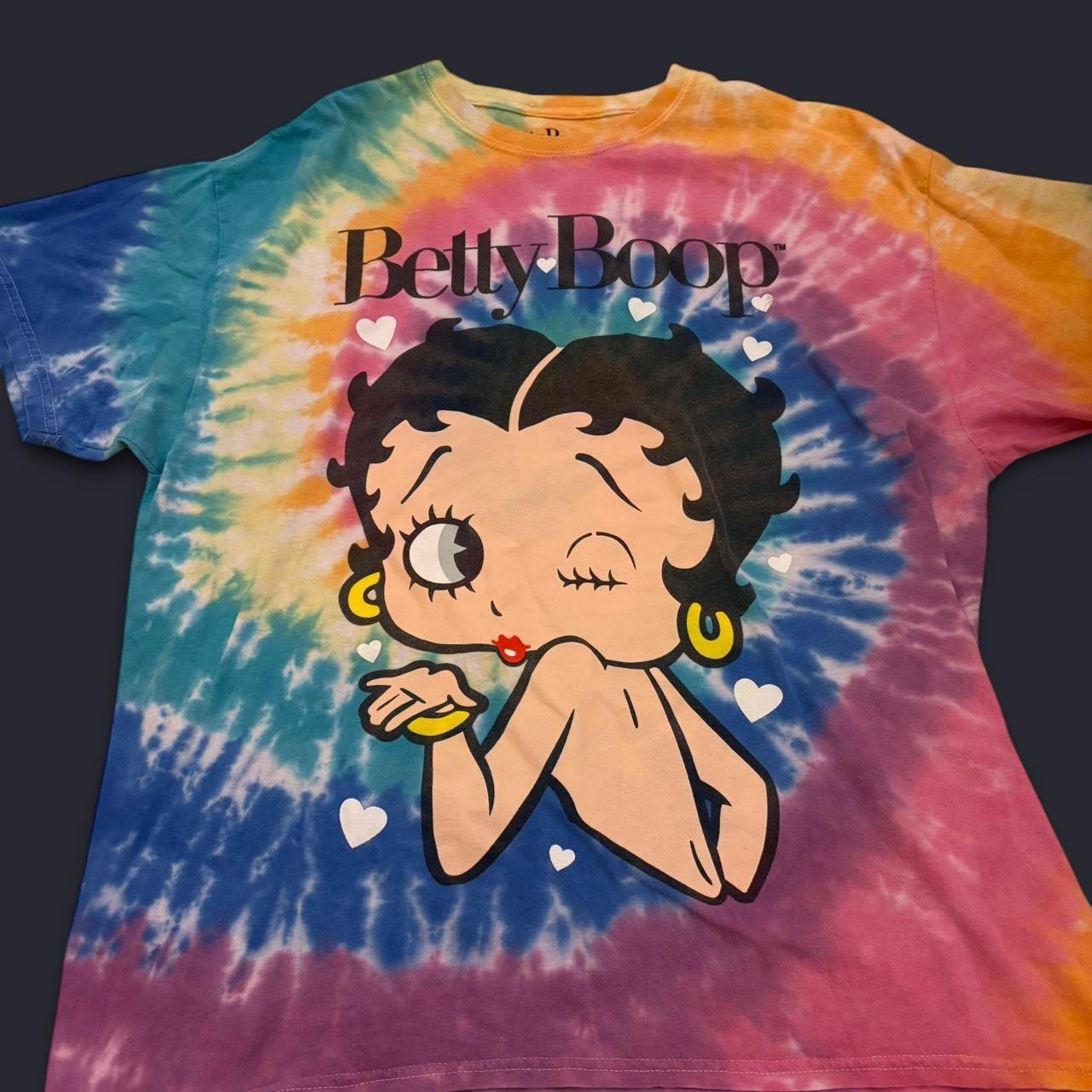 PacSun Women's T-shirt Multi M – Super cute Betty boop tie
