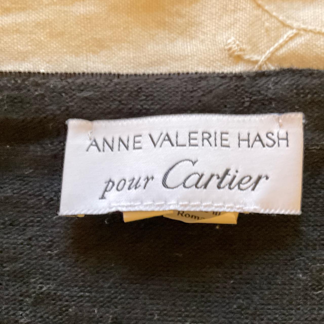 CARTIER by Anne Valerie Hash. Black fine cardigan