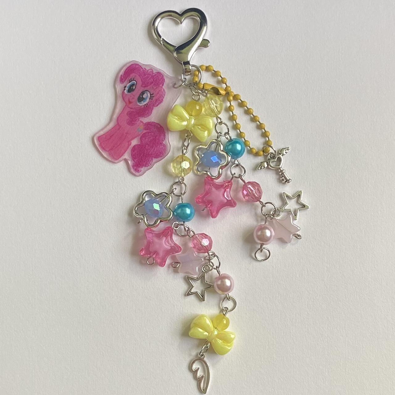 pinkie pie keychain ⭐️ ⭐️ us shipping only ($5) ⭐️... - Depop