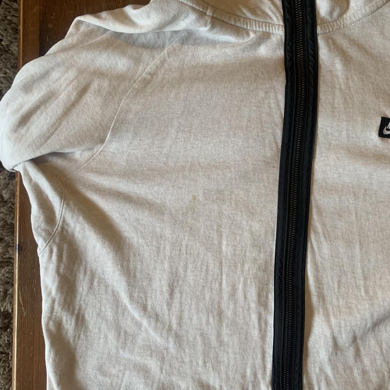 Nike cream hoodie Small mark on front as shown in... - Depop