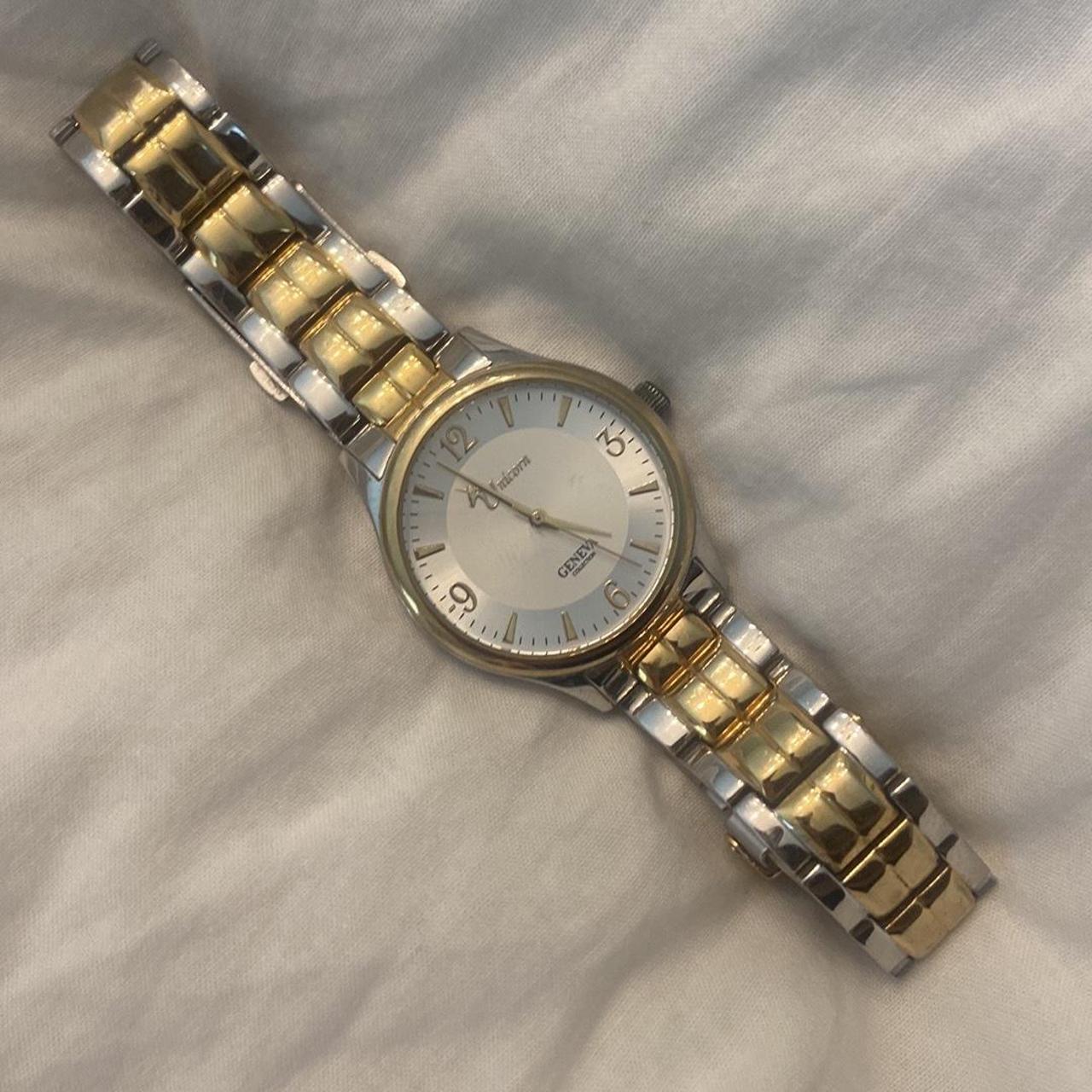 Unicorn Geneva Collection two-toned gold and