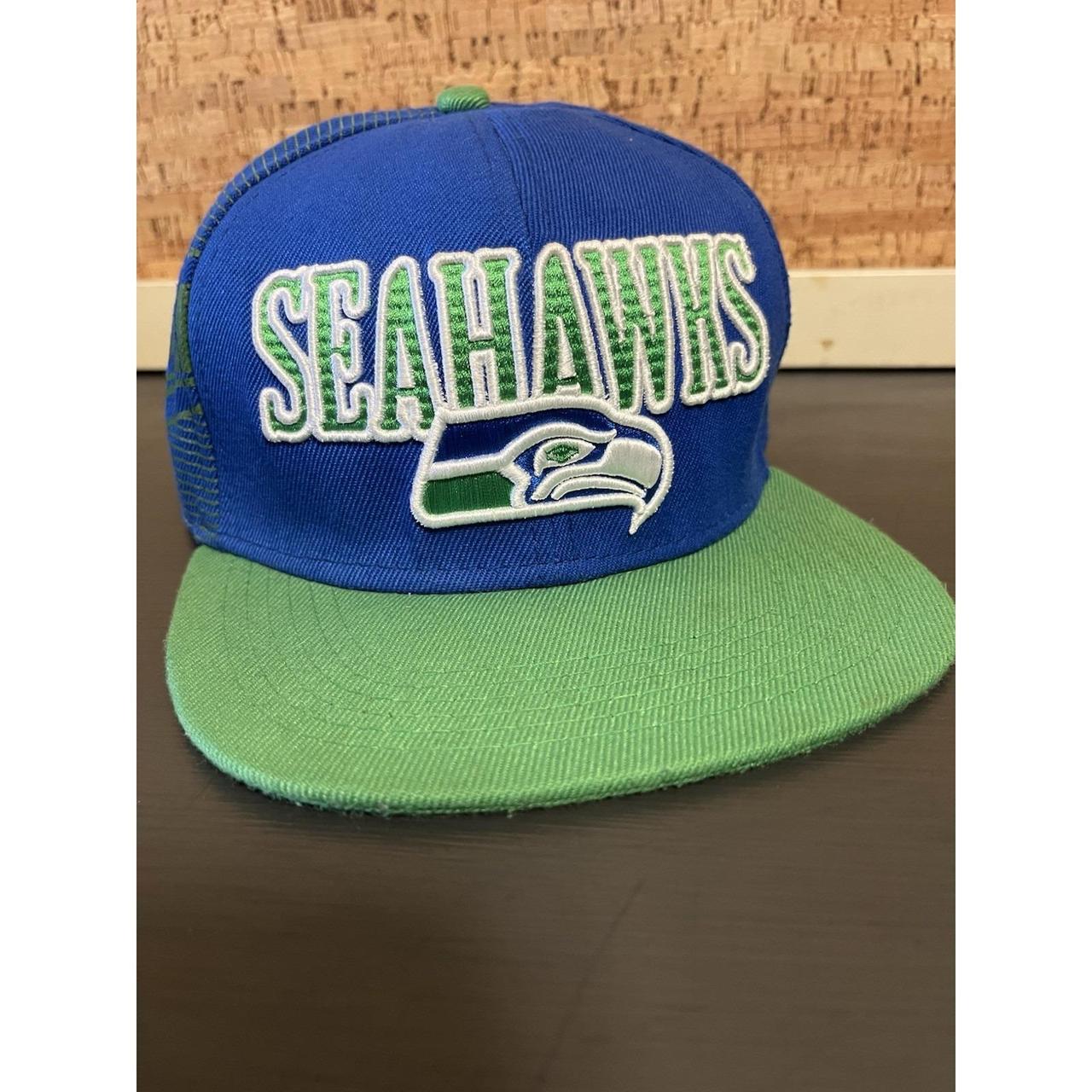 Mitchell & Ness Men's Hat - Multi – Seattle Seahawks Splash Snapback Hat Cap Mitchell …
