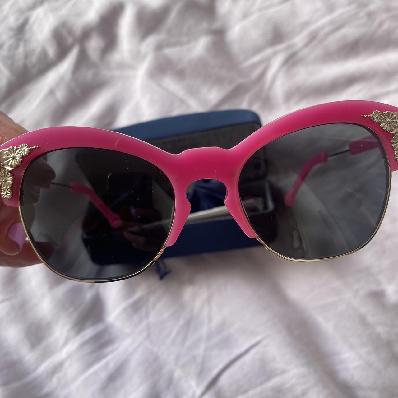 Preen by thornton bregazzi sunglasses Pink Depop