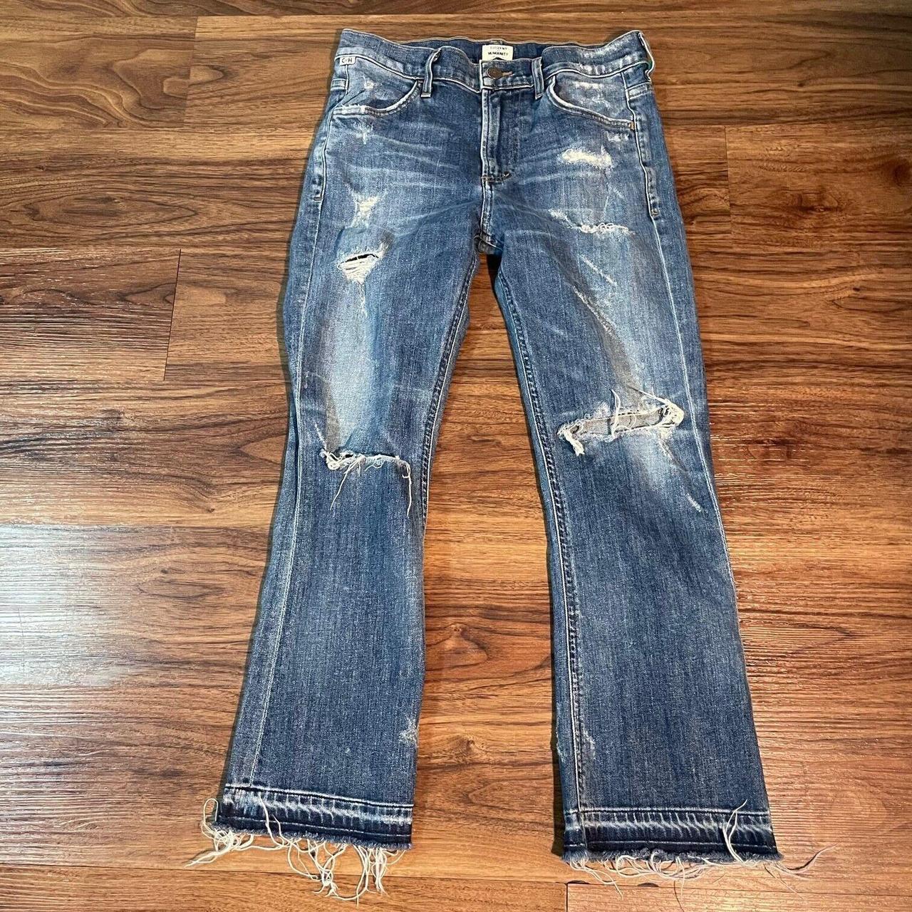 Citizens of Humanity Women's Flare Jeans Blue 24 – Citizens of