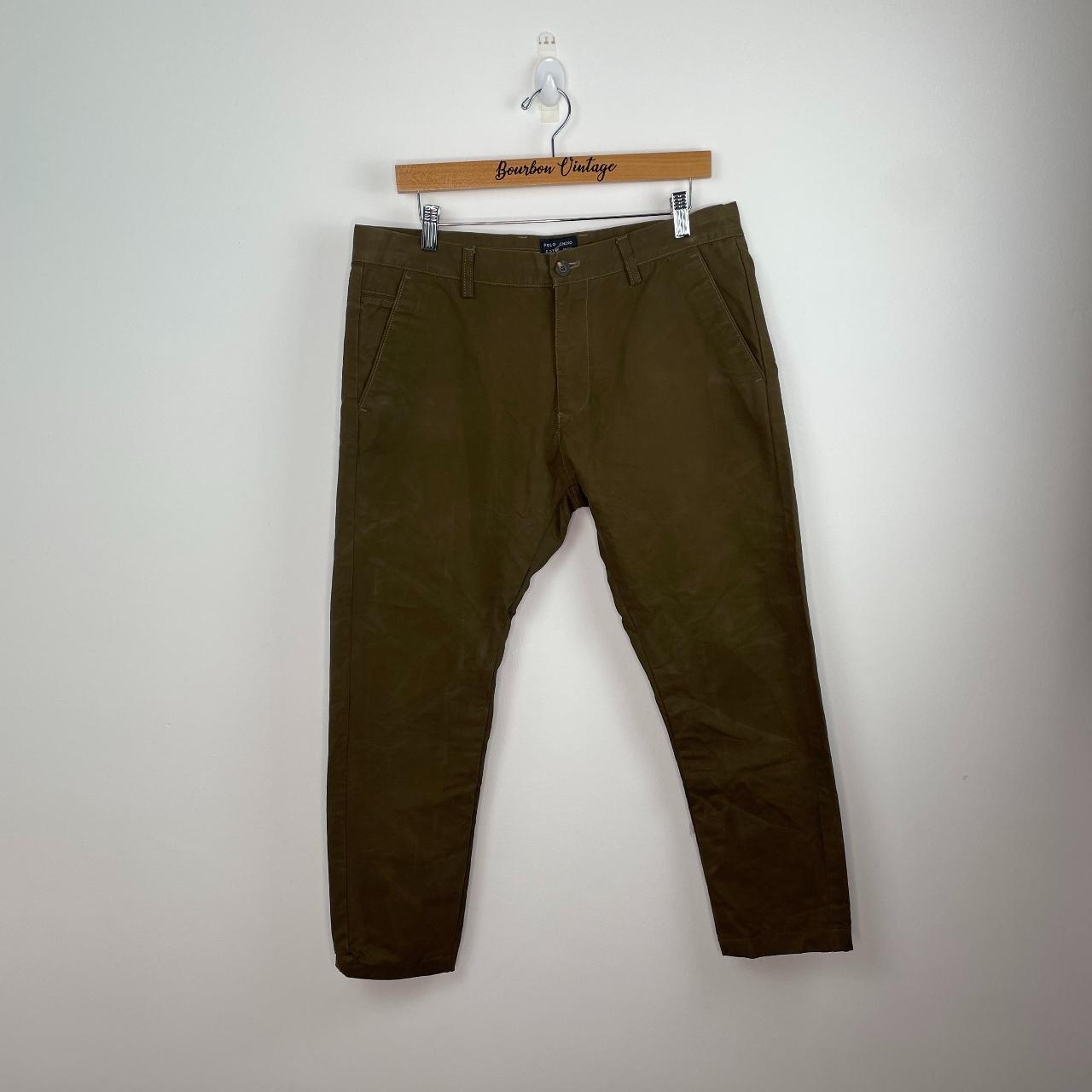 Ralph Lauren Men's Khaki Trousers | Depop