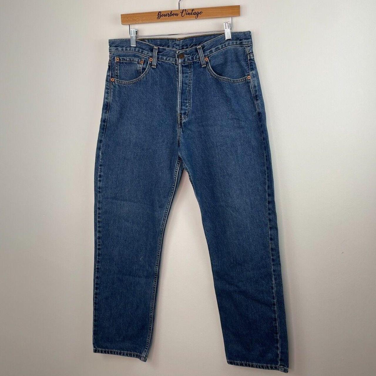 LEVI'S 582 06 Jeans Blue Denim Regular Straight Mens... - Depop