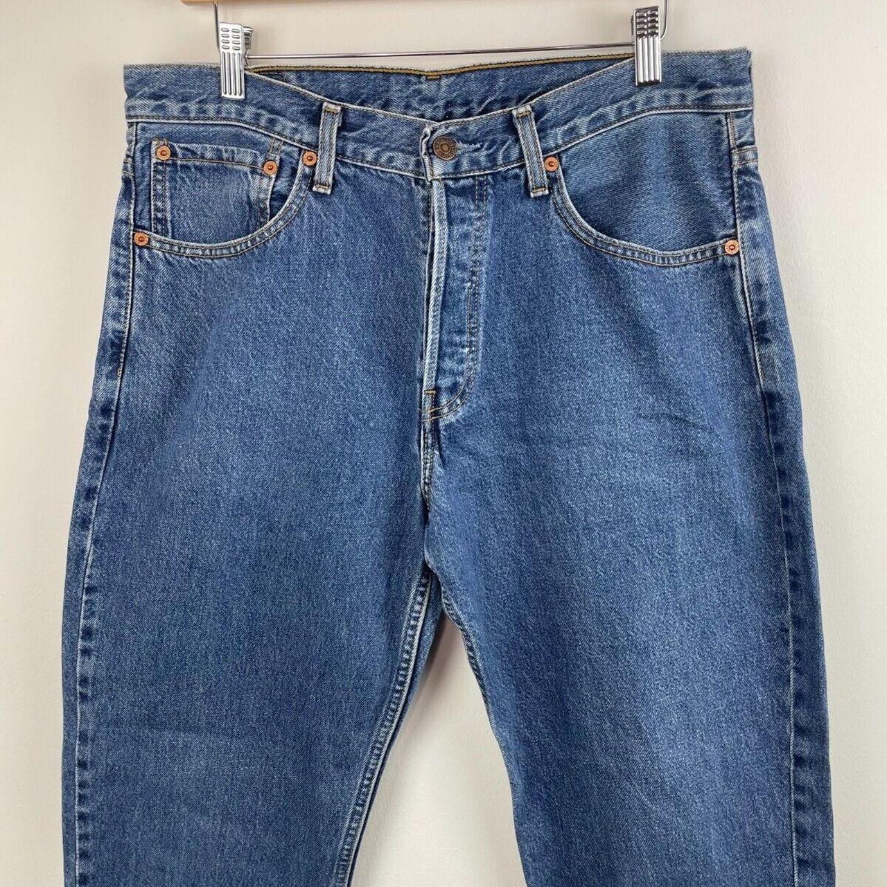 LEVI'S 582 06 Jeans Blue Denim Regular Straight Mens... - Depop