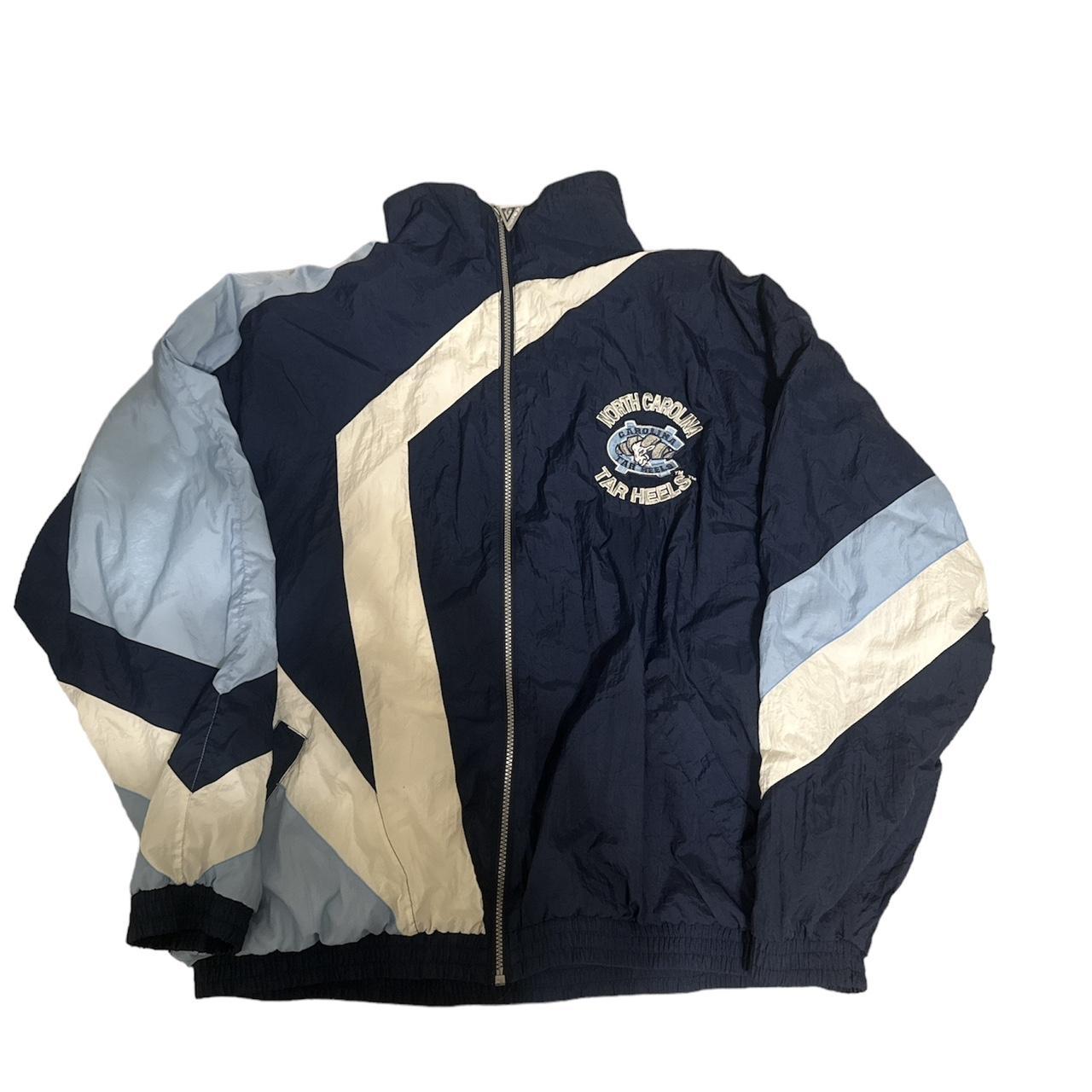 Vintage North Carolina Tar Heels Starter Jacket Size... - Depop