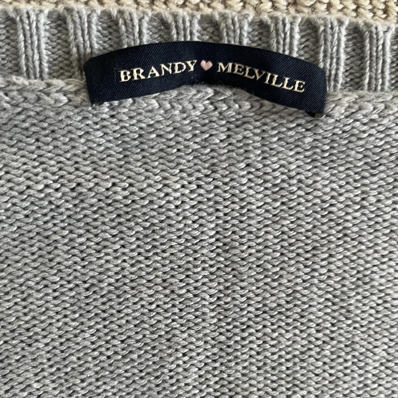 Brandy Melville Blue Sweater small mark, hardly... - Depop