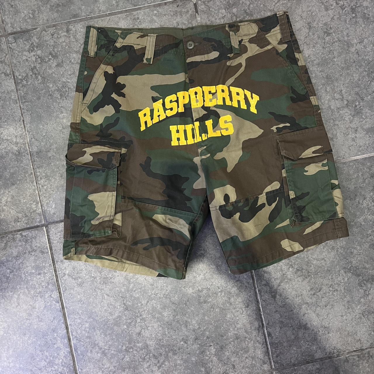 GVGALLERY Camo Jorts 35 inches - 39 inches MESSAGE... - Depop