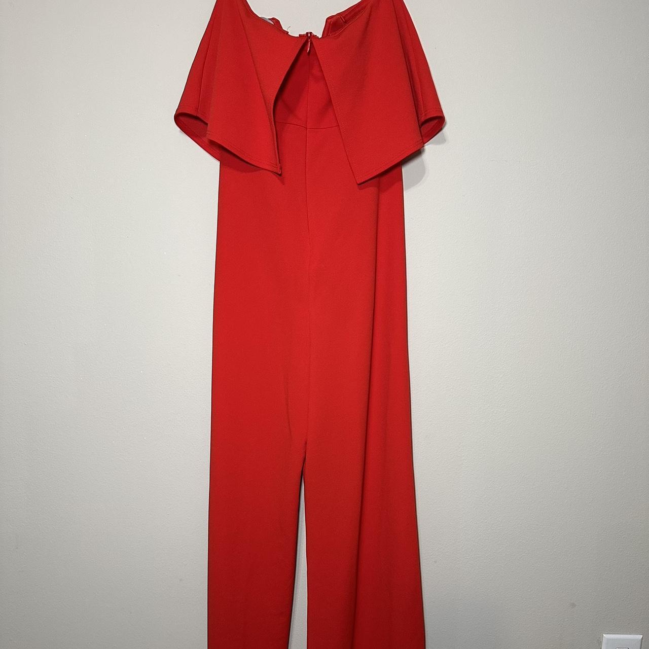 Power of Love Red Strapless Jumpsuit
